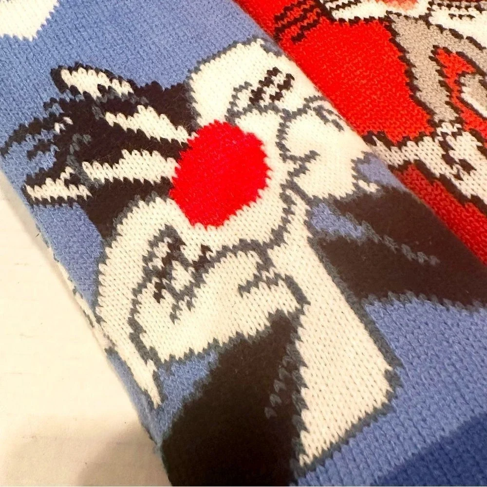 Warner Bros Set‎ of 2 Sherpa Socks Sylvester & Bugs Bunny Warm Cozy OSFM NEW